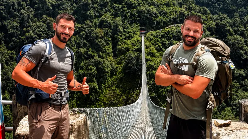 Giovanni Fassini e Marco Lombardi in Nepal