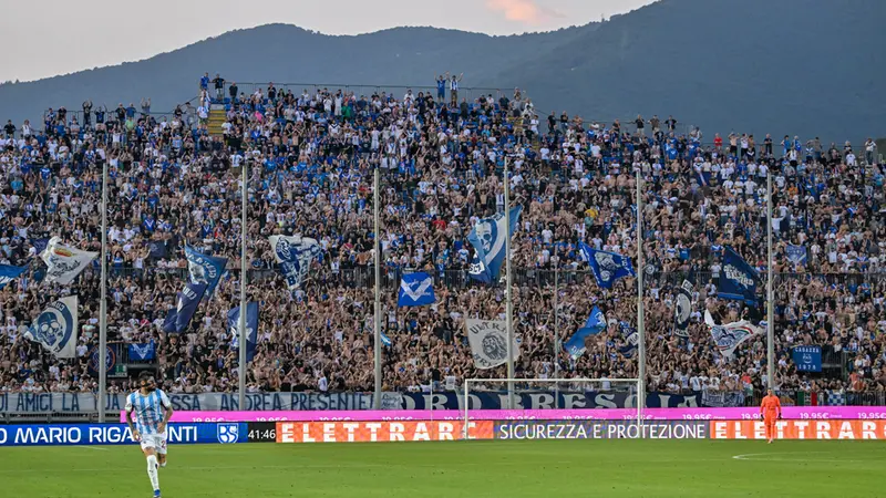 La Curva Nord del Brescia - Foto New Reporter Pasotti © www.giornaledibrescia.it
