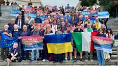 La delegazione del Movimento europeo di azione nonviolenta
