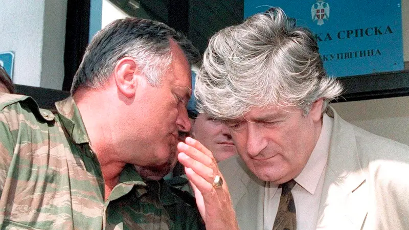 Mladic con Radovan Karadzic
