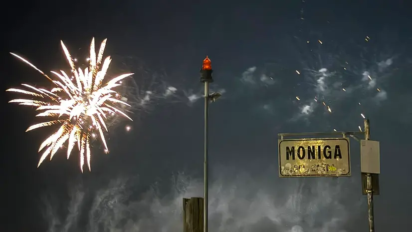 Fuochi d'artificio a Moniga