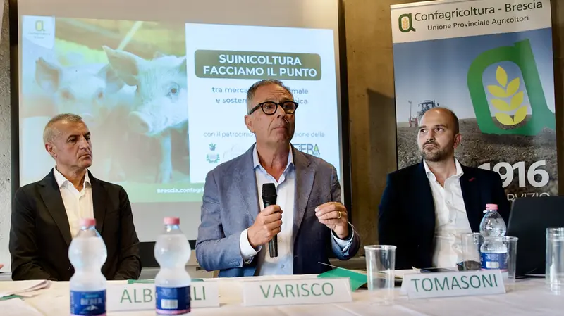Al convegno da sinistra, Loris Alborali, Giorgio Varisco e Morris Tomasoni