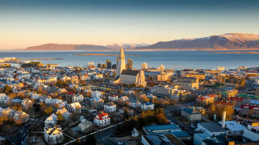 Una veduta di Reykjavik