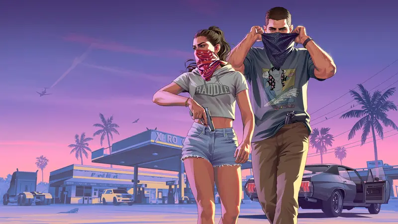 I protagonisti Jason e Lucia in un'illustrazione ufficiale