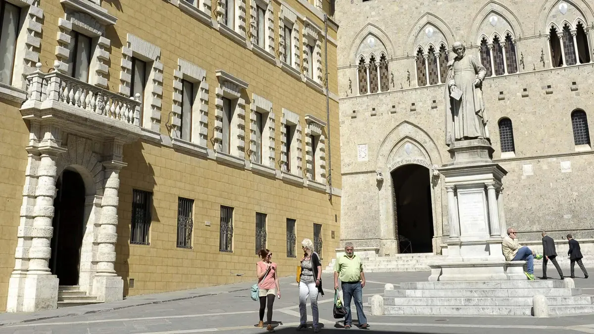 La storica sede di Banca Monte Paschi di Siena