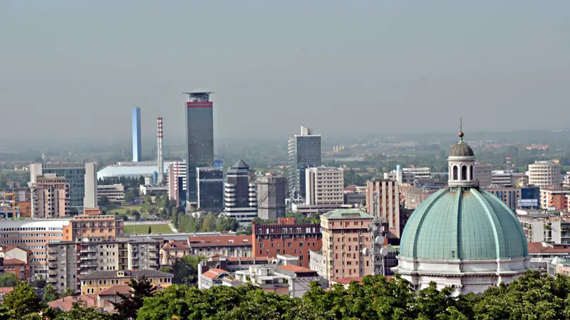 Lo skyline visto dal Castello © www.giornaledibrescia.it