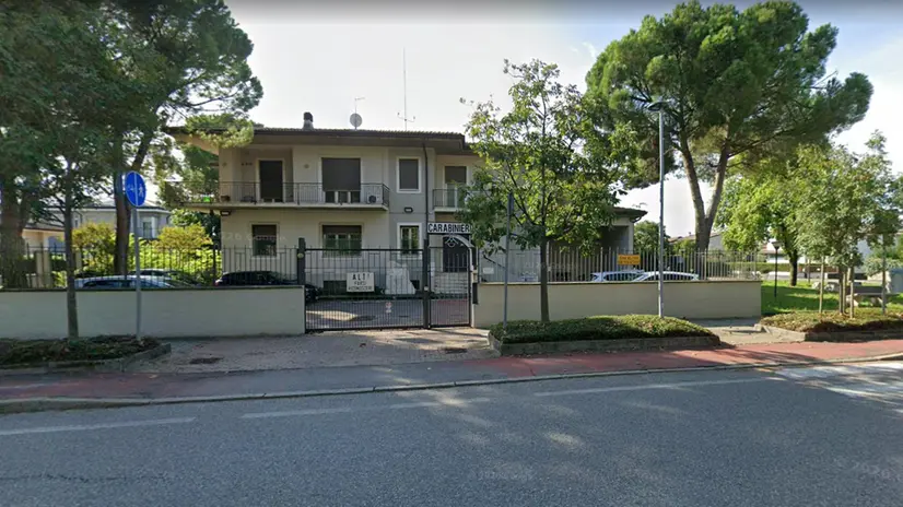 La caserma dei carabinieri di Rezzato