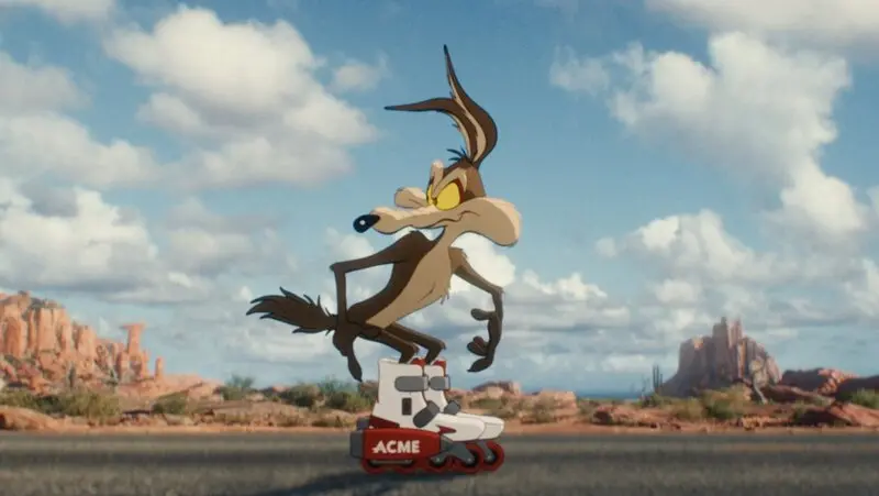 Willy il Coyote in una scena del film