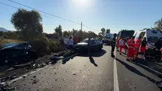 I soccorsi sulla sp 38bis appena fuori il centro di Olbia
