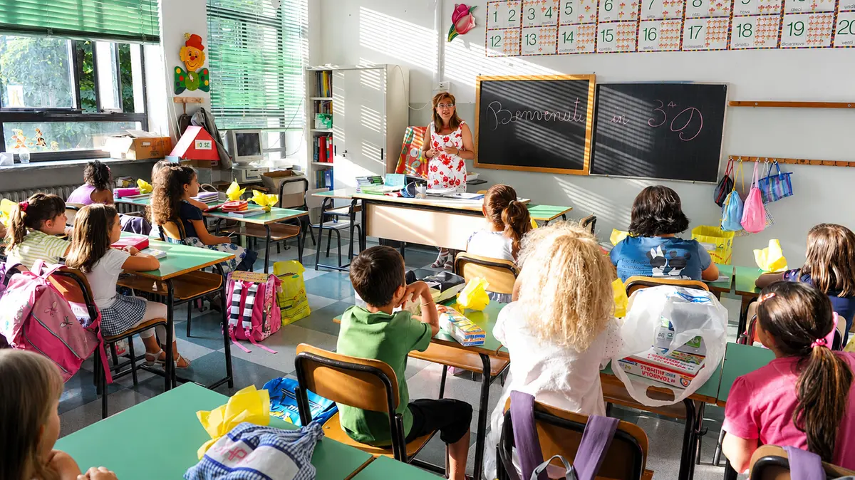 Un'aula scolastica