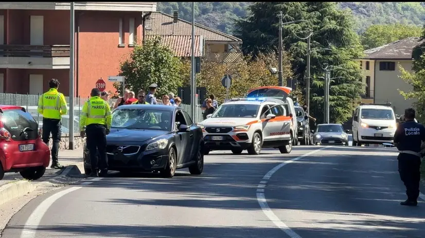 L'incidente tra Darfo e Angolo Terme