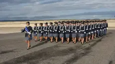 Alcune agenti di Polizia durante un giuramento