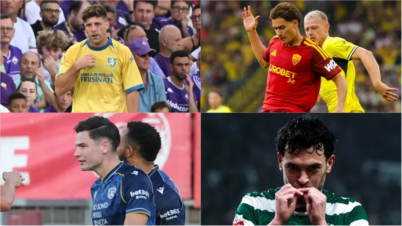 Da sinistra, in alto: Bracaglia, Lulli, Ekkelenkamp e Gonçalves