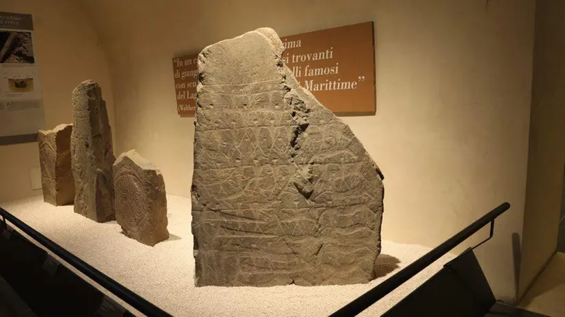 All'interno del museo della preistoria