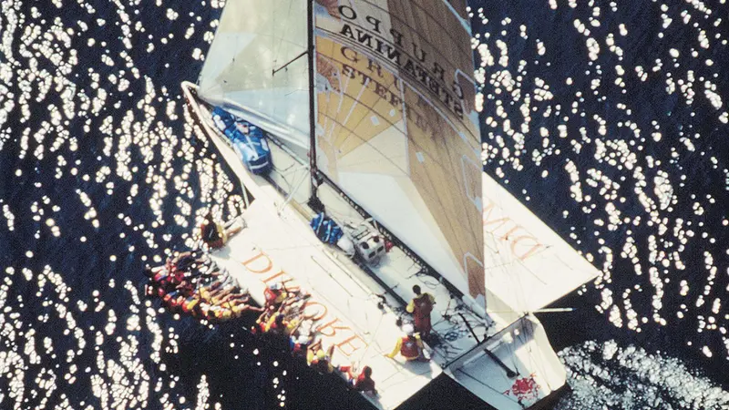 L'imbarcazione Dimore vinse a suon di record l'edizione del 1993 © www.giornaledibrescia.it