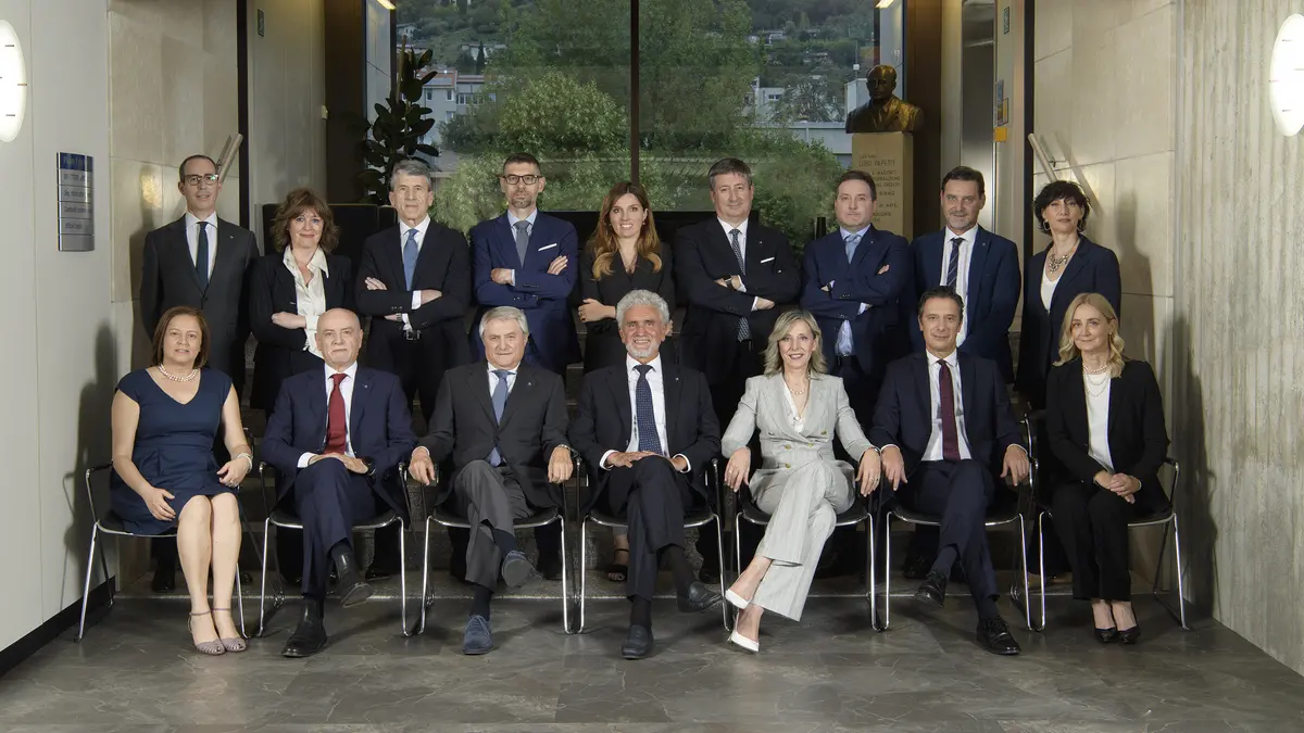 Il nuovo Cda dell’istituto di credito cooperativo presieduto da Ennio Zani