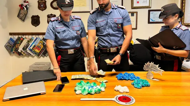 La droga sequestrata