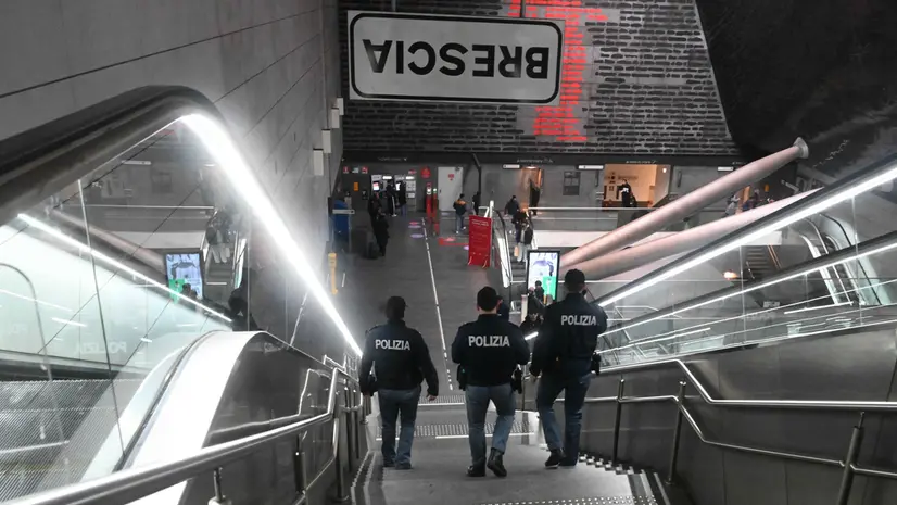 Controlli della Polizia in metro (foto d'archivio)