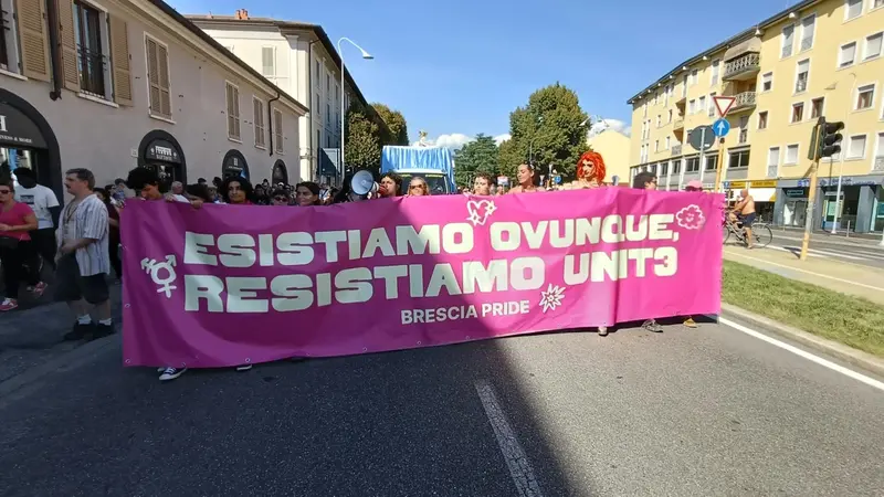 Il corteo del Pride 2026 a Brescia