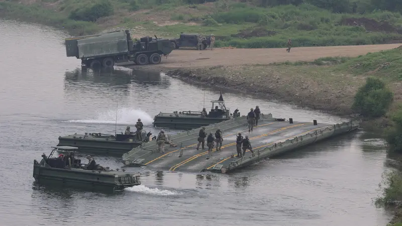 Un'esercitazione militare Usa-Corea