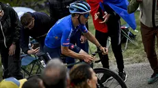 Christian Scaroni in maglia azzurra