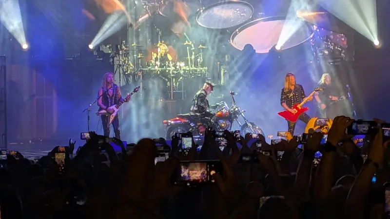 I Judas priest sul palco del Clerici a Brescia
