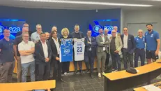 La presentazione delle nuove maglie della A2A Leonessa Brescia