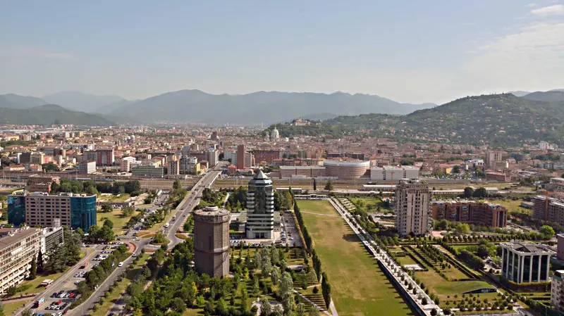 Una veduta di Brescia