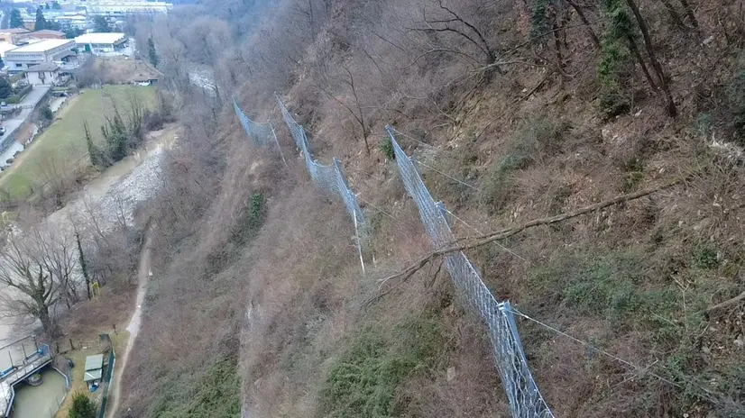 Protezioni contro la caduta massi a Sarezzo