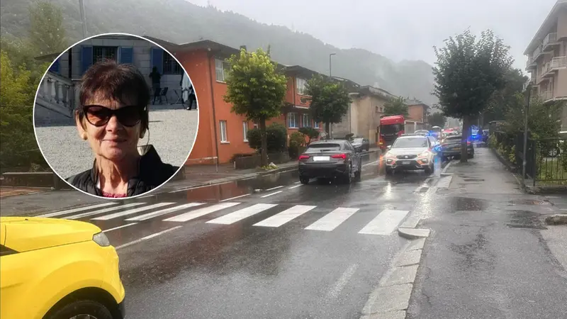 Il luogo dove è avvenuto l'incidente e, nel tondo, Graziella Scaglia - © www.giornaledibrescia.it