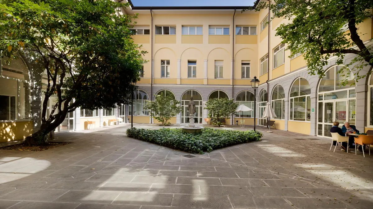 Una delle strutture per anziani che fanno capo alla Fondazione Casa di Dio