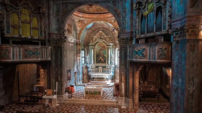 La chiesa dei Santi Cosma e Damiano appartiene alla Fondazione Casa di Dio