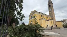 I danni del maltempo a Cigole