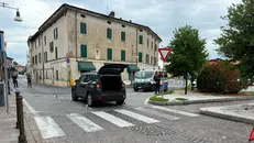L'investimento in via Sant'Orsola a Caionvico