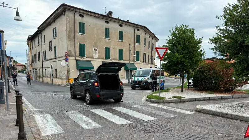 L'investimento in via Sant'Orsola a Caionvico