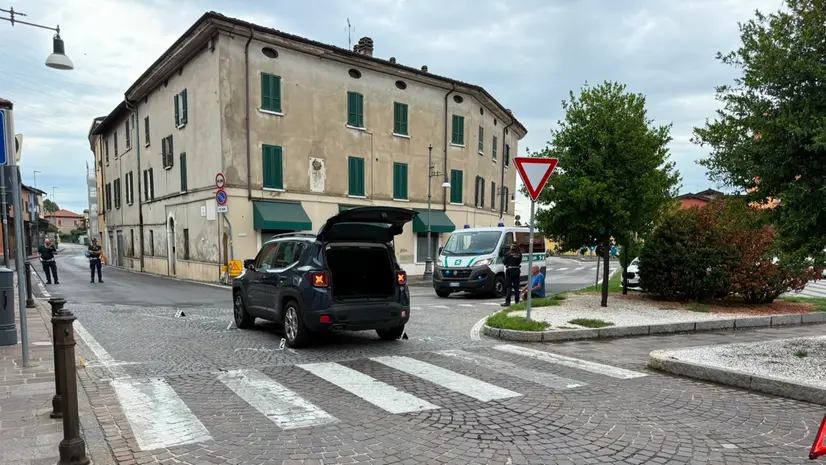 L'investimento in via Sant'Orsola a Caionvico