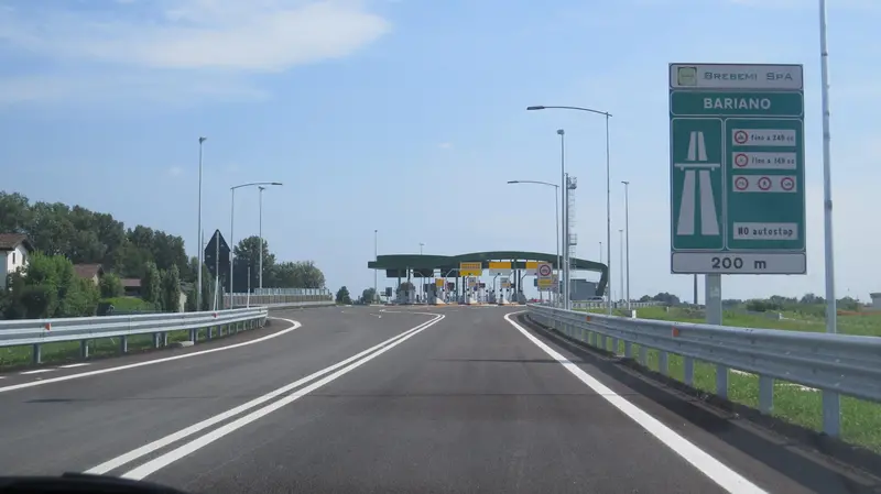 Il casello di Bariano in BreBeMi