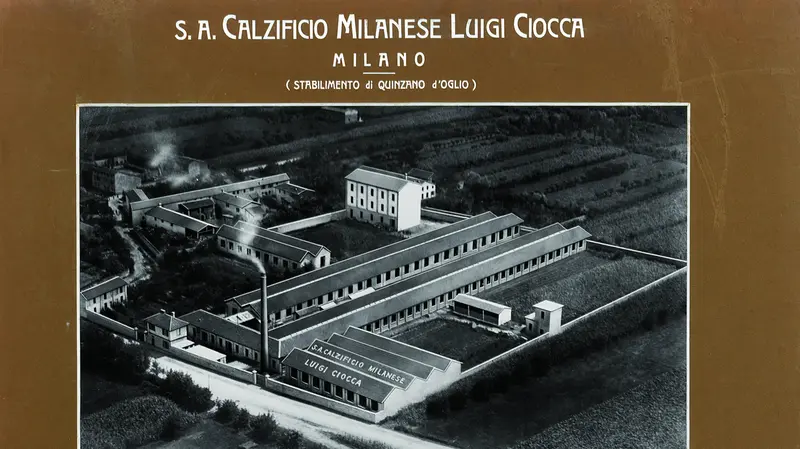 Lo stabilimento di Quinzano ai primi del Novecento