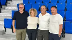 Sergio Scariolo in visita al Palaleonessa