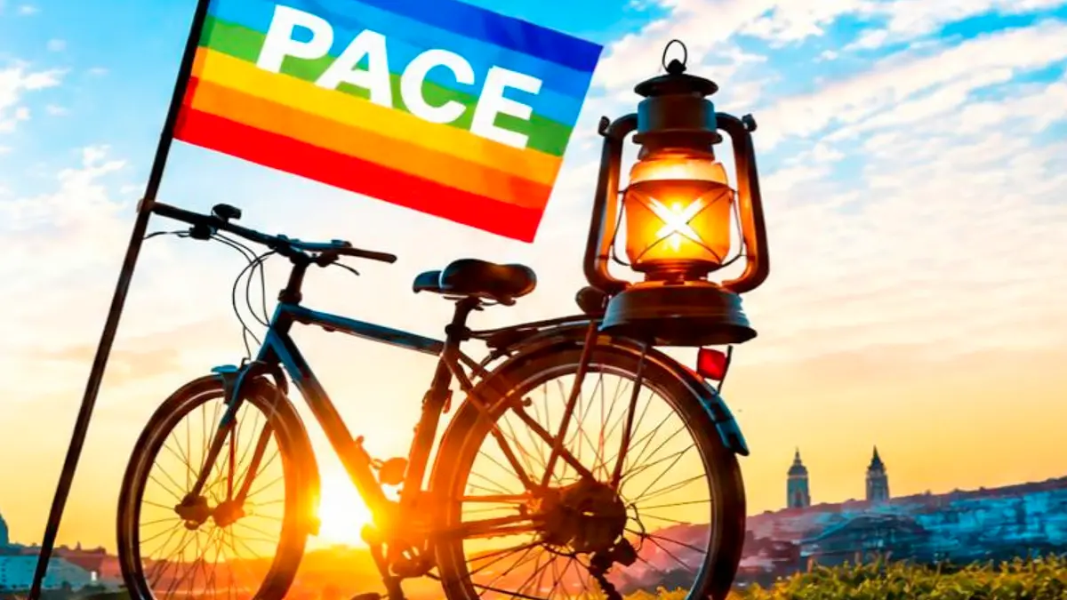 Pedalando verso la pace