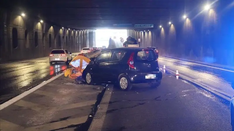 L'incidente in tangenziale ovest