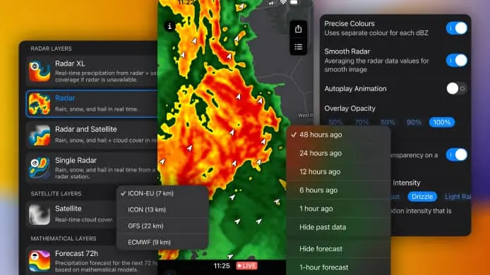 Come è fatta RainViewer
