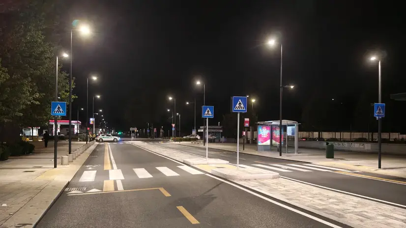 Il luogo dell'aggressione in via Milano
