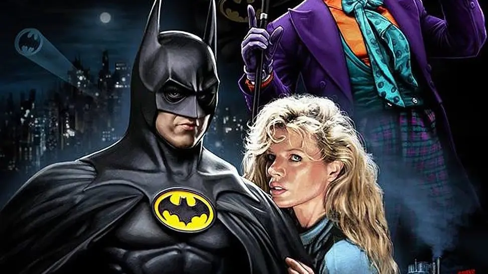 Il manifesto di Batman di Tim Burton