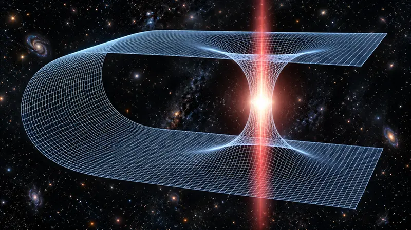 La rappresentazione di un wormhole