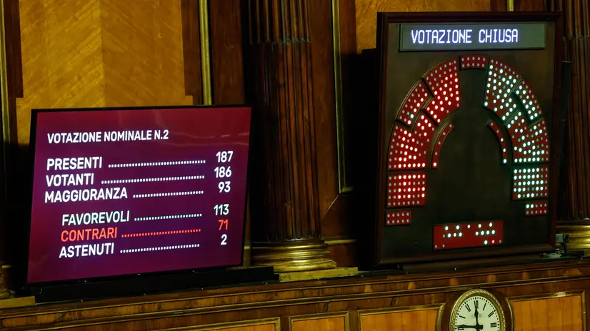 Via libera del Senato alla legge elettorale - Foto Ansa © www.giornaledibrescia.it
