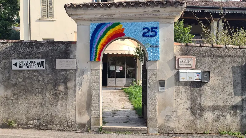 La festa nella sede dell'Auser a Botticino Mattina