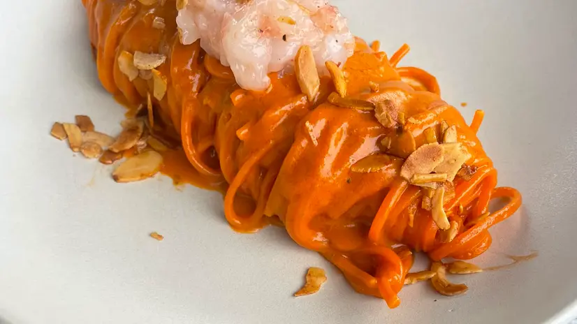 Alcuni piatti dello chef Luca Lanciani di Opinabile