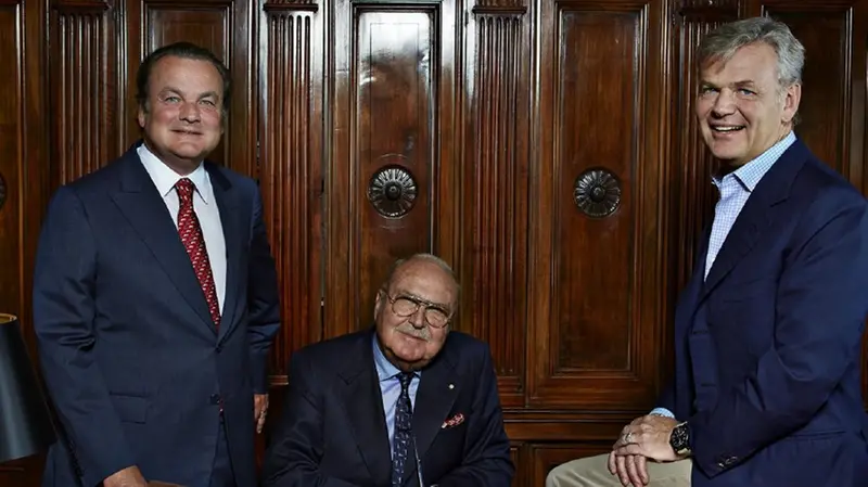 Da sinistra Pietro, Ugo e Franco Gussalli Beretta