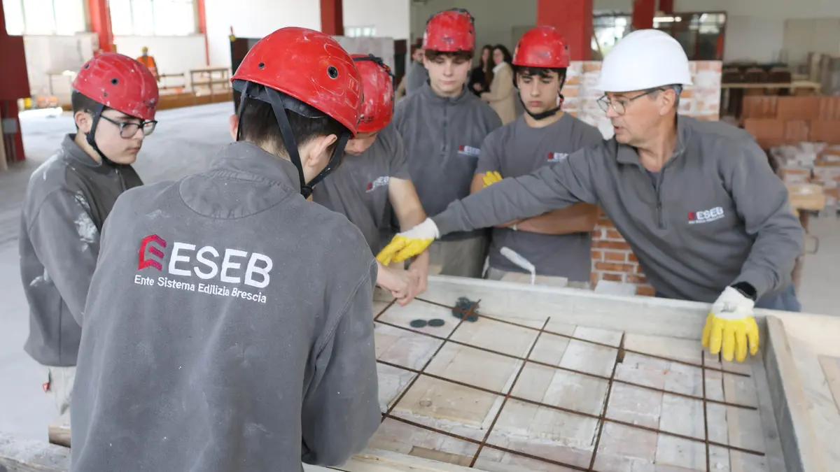 I laboratori sono tra i punti di forza della Scuola edile dell’Eseb © www.giornaledibrescia.it